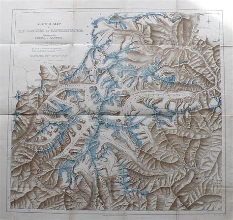 Image: KANGCHENJUNGA MAP by GARWOOD, 1903