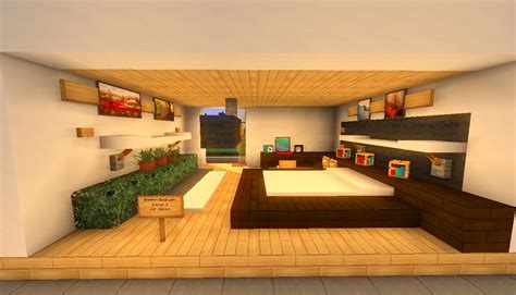 Modern Bedroom Interior Pack (4) | Download | POP REEL Minecraft Map