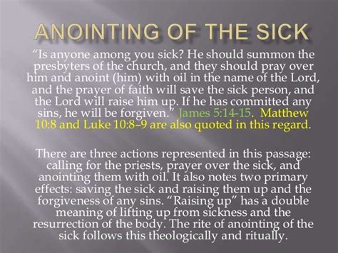 Anointing of the sick