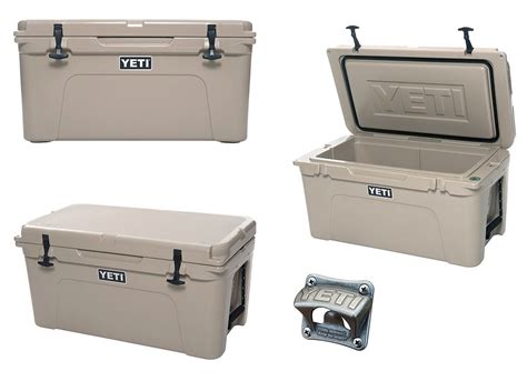 YETI COOLER - TAN TUNDRA 65 COOLER SIZE 65 NEW YT65T - FREE YETI BOTTLE ...