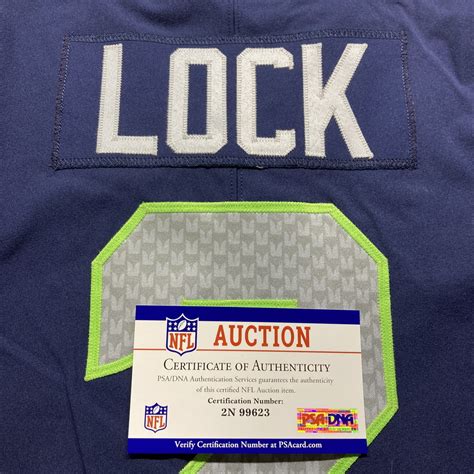 Crucial Catch - Seahawks Drew Lock Game Used Jersey Size 42 (9/25/22 ...