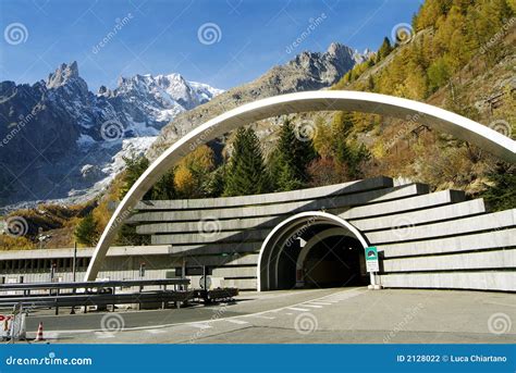 Mont Blanc Tunnel stock photo. Image of drive, autumn - 2128022