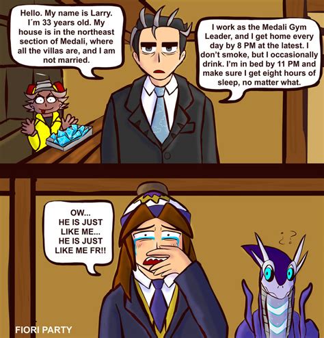 (POKEMON) Larry is just like me FR by fiori-party on DeviantArt