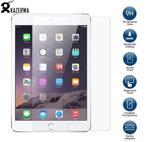 Screen Protector Tempered Glass For iPad 2017 9.7 Screen Protective ...