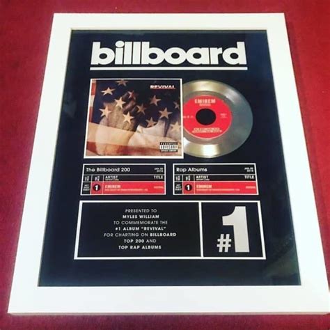 Revival Billboard Plaque : r/Eminem