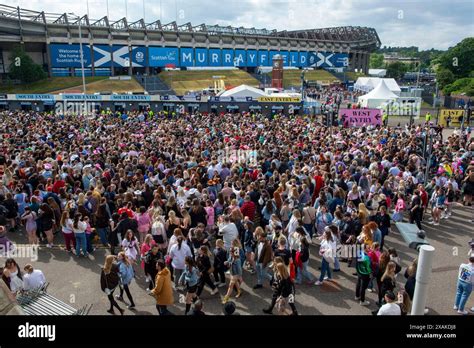 June 7th 2024. Crowds gather before the Taylor Swift The Eras Tour ...