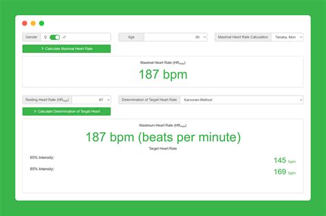 Heart Rate Calculator — Calculate the Maximum Heart Rate and Target ...