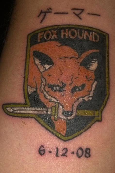 Foxhound Custom Tattoo by 2barquack on deviantART