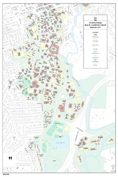 Uga Campus Map With Building Numbers – Interactive Map