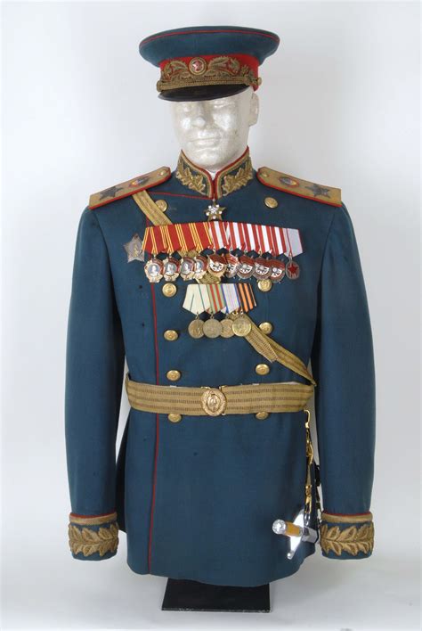 Many extremely rare and never before seen examples of parade uniforms of the Soviet Union during ...