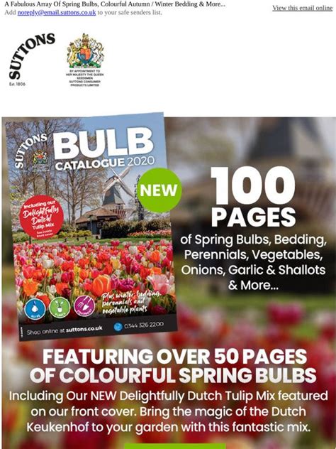 Suttons Seeds: The 2021 Bulb Catalogue Is Here! | Milled