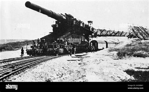 Schwerer gustav railway gun Black and White Stock Photos & Images - Alamy