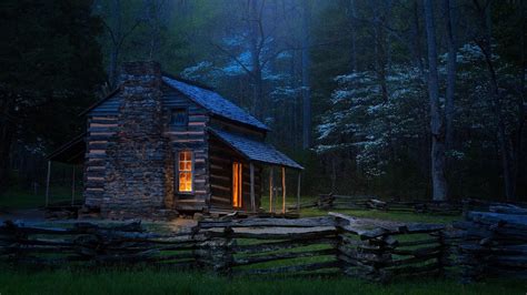 Carter Shields Cabin in Great Smoky Mountains National Park (Tennessee) wallpaper - backiee