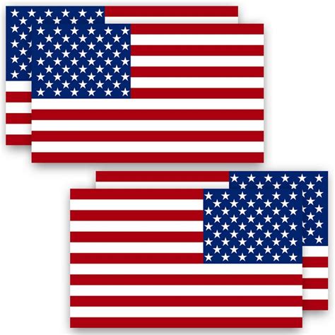 Have a question about ANLEY 5 in. x 3 in. American US Flag Decal Patriotic Stars Reflective ...