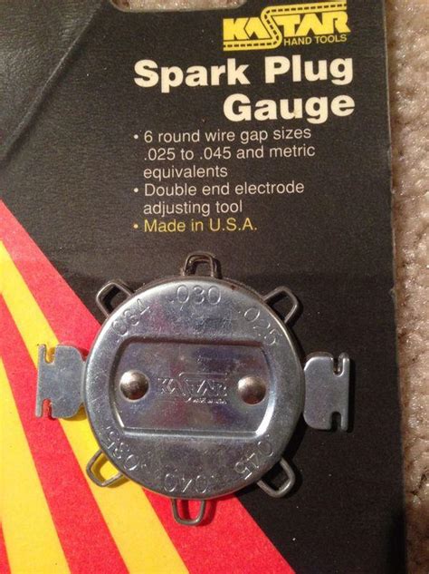 Buy Spark Plug Gauge gap adjustment tool both metric & standard inches guage in Snohomish ...