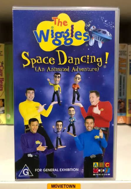 THE WIGGLES SPACE Dancing VHS Video Tape Animated Adventure Songs VTG ...