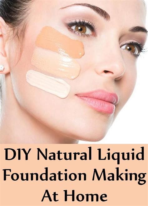 DIY Natural Liquid Foundation | Natural liquid foundation, Diy natural ...