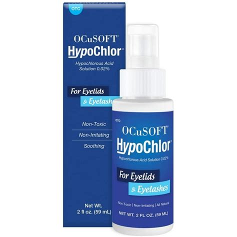 Hypochlor Hypochlorous Acid Solution Spray for Eyelids and Eyelash, 2 ...