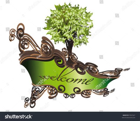 Welcome Nature Stock Vector (Royalty Free) 9567427 | Shutterstock