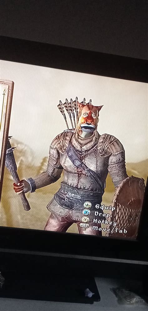 bought the shivering isles dlc today and made this beautiful khajit for the adventure : r/oblivion