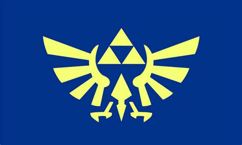 Simple Flag of Hyrule : r/vexillology