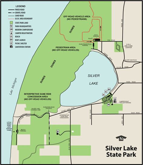 Silver Lake Campground Map