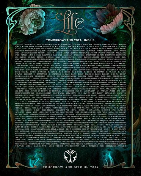 Tomorrowland Festival 2024 Lineup - Eddy Lucretia