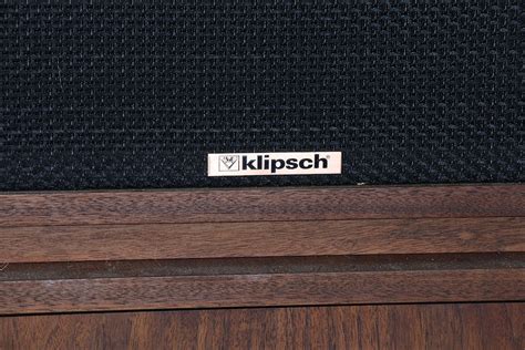 Vintage Klipsch Klipschorn Corner Horn Floorstanding Tower Home Speaker ...