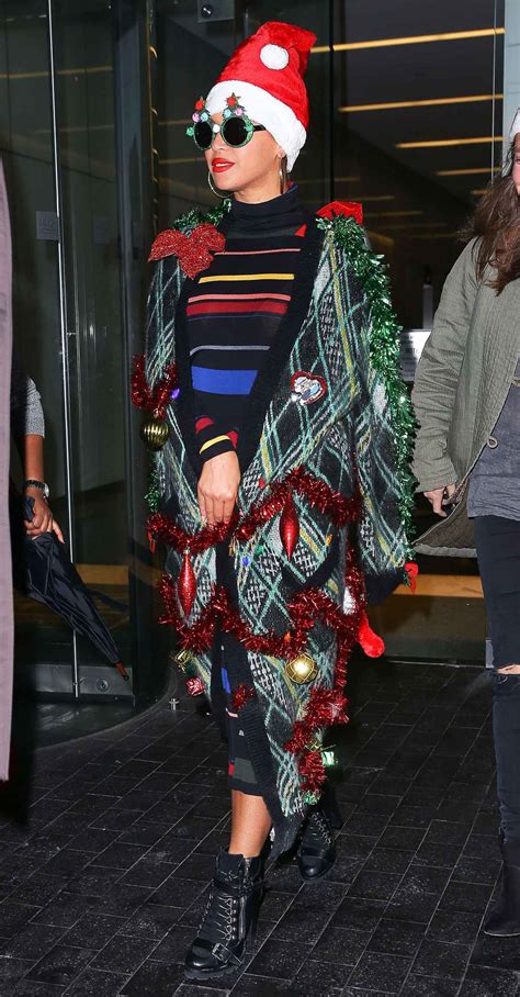 Beyonce Channels a Christmas Tree in Festive Holiday Outfit | Us Weekly