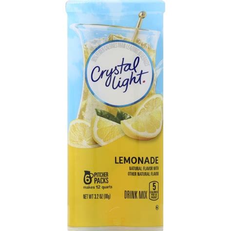 Crystal Light Lemonade Powdered Drink Mix (3.2 oz) - Instacart