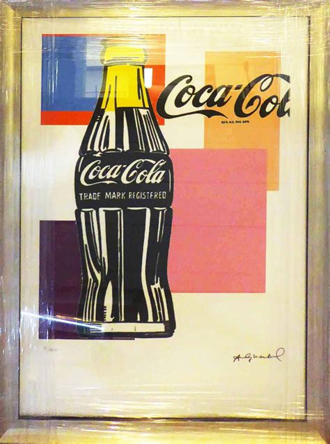 ANDY WARHOL 'Coca Cola', lithograph, numbered ed of 100, from Leo Castelli Gallery New York ...