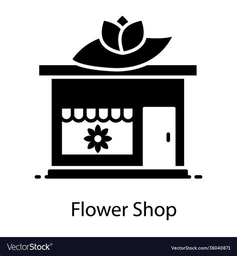 Flower shop Royalty Free Vector Image - VectorStock