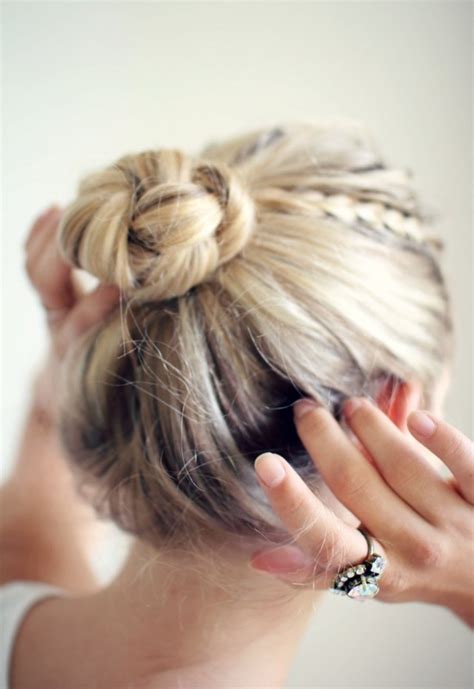 Top Knot Romantic Wedding Hairstyle 12