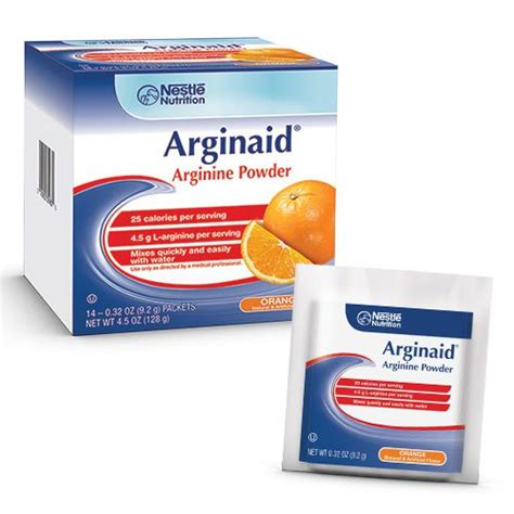 Nestle Arginaid Powder Mix Orange 9.2g Box of 56 | ADW Diabetes