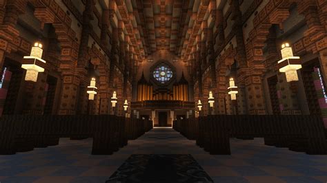 Cathedral Interior : Minecraft