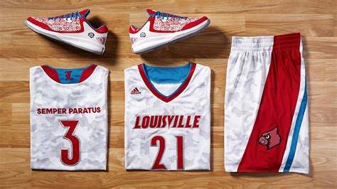 Louisville unveils uniforms for Armed Forces Classic | NCAA Basketball ...