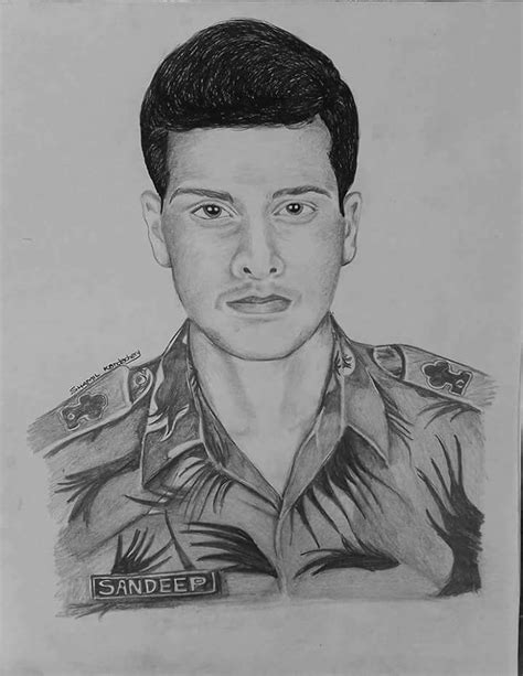 Major Sandeep Unnikrishnan Fanpage on Twitter: "MAJOR SANDEEP UNNIKRISHNAN, ASHOKA CHAKRA 🇮🇳 Art ...