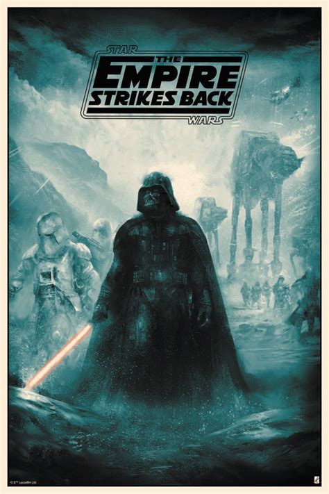 Star Wars: The Empire Strikes Back poster by Karl Fitzgerald : r/StarWars