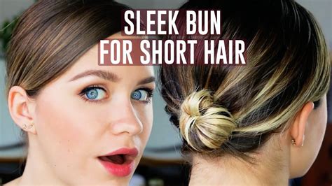 20+ How To Make A Bun With Short Hair