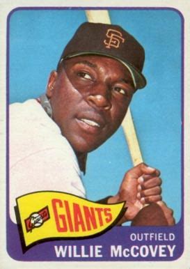 1965 Topps Willie McCovey #176 Baseball Card Value Price Guide