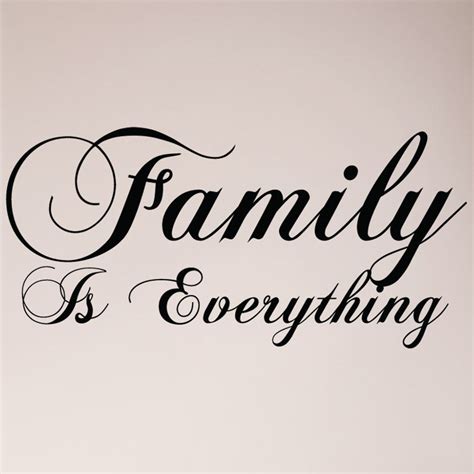 Family is Everything Wall Decal Sticker Home Living Room Kids Parents ...