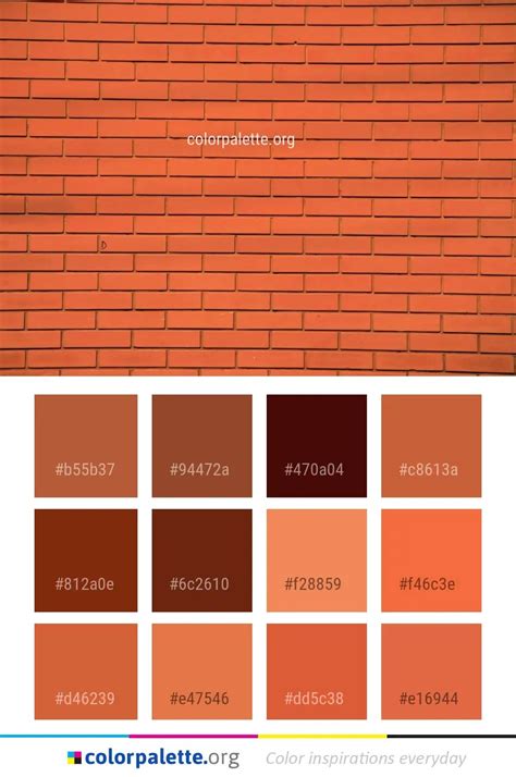 Brick Color Palette ideas | colorpalette.org