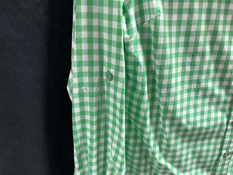 Masters Golf Women’s Long Sleeve Green Plaid Button Up Shirt Medium | eBay