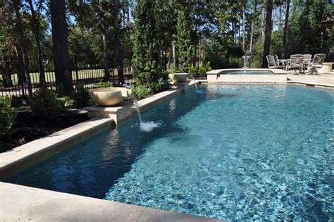 Blackwell-Blue Granite Pebble Sheen - Pool - Houston - by Supreme Pools ...