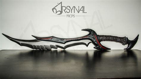 Daedric Sword - Painted | Sword, Nightingale armor, Skyrim