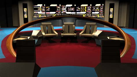 Download Star Trek Enterprise Bridge Command Area Digital Illustration ...