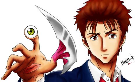 Shinichi and Migi/Parasyte.- by GienMikoto on DeviantArt