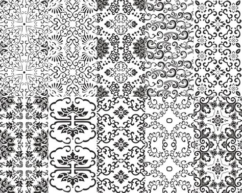 Chinese Patterns Vector Set Free Vector - ARABIC CNC