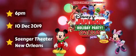 Disney Junior Holiday Party! Tickets | 10th December | Saenger Theatre ...