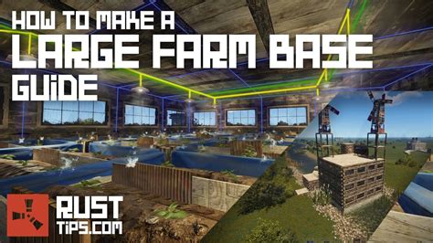 🔌⚡ Rust | Large farm base 4x4 - 3 floors | How to build guide with electricity ⚡🔌 - YouTube